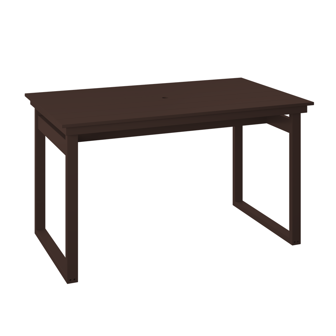 P132-C Modern 38_ x 64_ Square Table