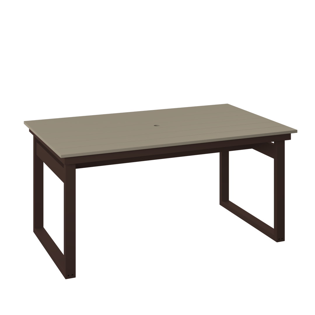 P132-R Modern 38_ x 64_ Square Table